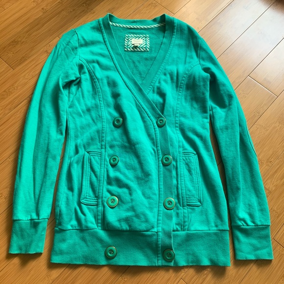 NWOT Aritzia Talula Green Button Down Cardigan - Picture 1 of 2